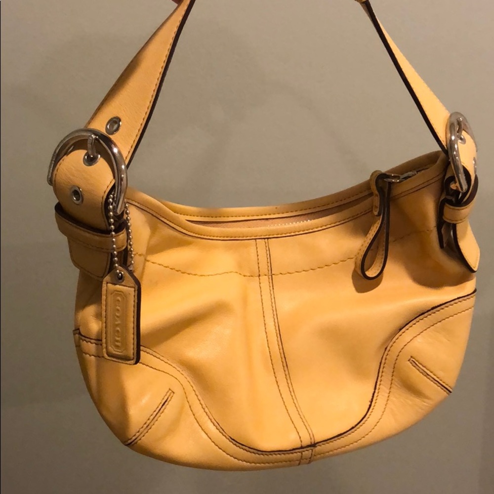 Yellow Coach Bag